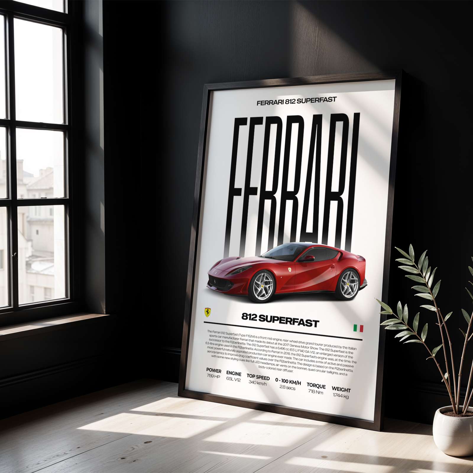 Ferrari 812 Superfast Poster