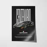 Centenario Car Poster