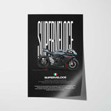 Superveloce Motorcycle Poster