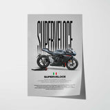 Superveloce Motorcycle Poster