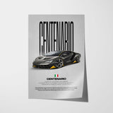Centenario Car Poster