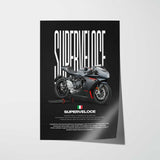 Superveloce Motorcycle Poster