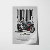 Superveloce Motorcycle Poster