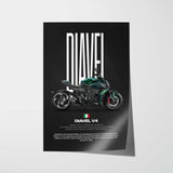 Diavel for Bentley Motorcycle Poster