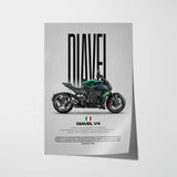 Diavel for Bentley Motorcycle Poster