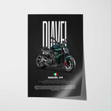 Diavel for Bentley Motorcycle Poster