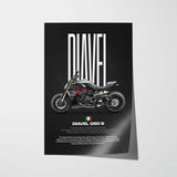 Diavel Diavel 1260 S Motorcycle Poster