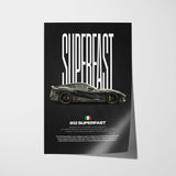 812 Superfast Car Poster