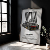 Centenario Car Poster