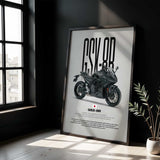 GSX-8R Motorcycle Poster