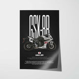 GSX-8R Motorcycle Poster