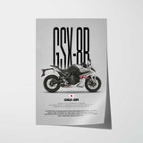 GSX-8R Motorcycle Poster