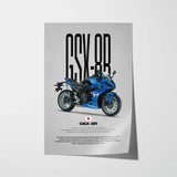 GSX-8R Motorcycle Poster