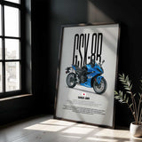 GSX-8R Motorcycle Poster