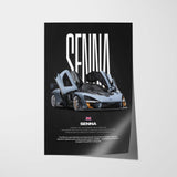 Senna Car Poster