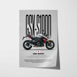 GSX-S1000 Motorcycle Poster