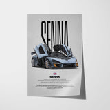 Senna Car Poster