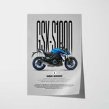 GSX-S1000 Motorcycle Poster