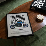 GSX-S1000 Motorcycle Poster