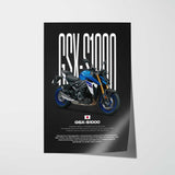 GSX-S1000 Motorcycle Poster