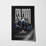 GSX-S1000 Motorcycle Poster
