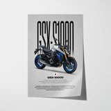 GSX-S1000 Motorcycle Poster