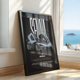 Senna Car Poster