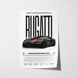 Bugatti Chiron Super Sport 300+ Poster