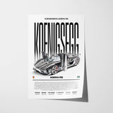 Koenigsegg Agera RS Poster