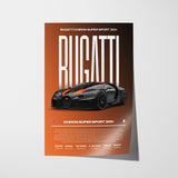 Bugatti Chiron Super Sport 300+ Poster