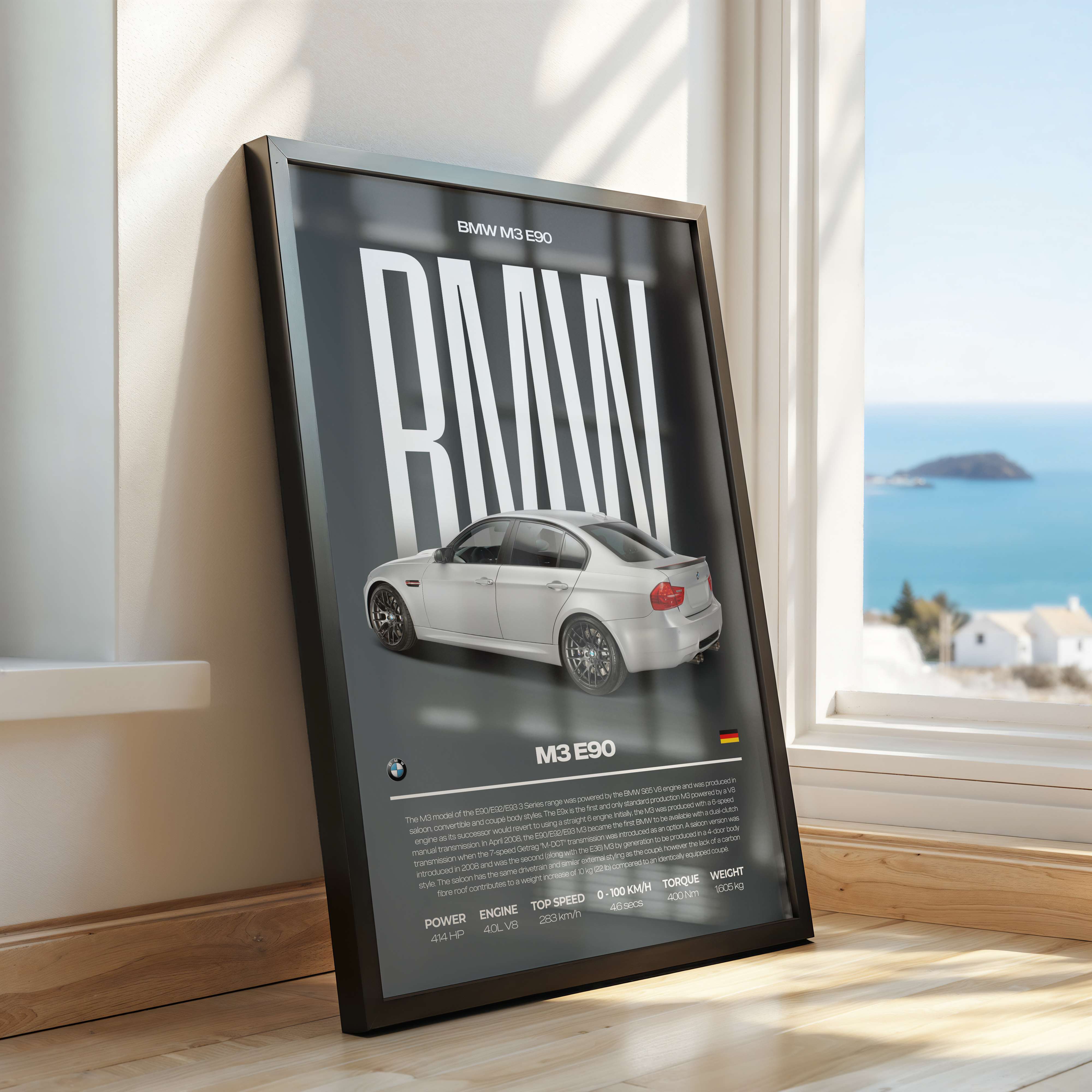 BMW M3 E90 Poster