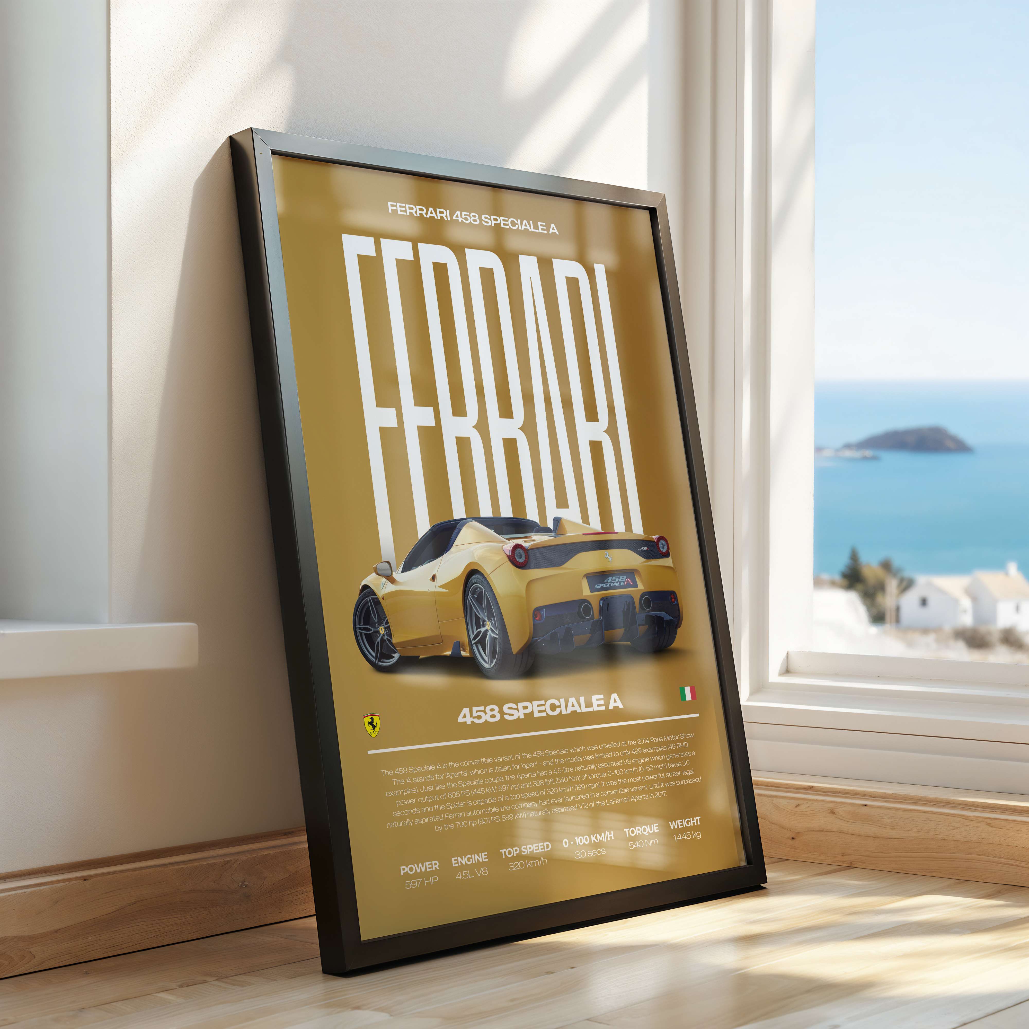 Ferrari 458 Speciale A Poster