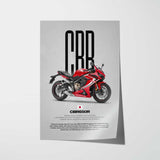 2019-2020 CBR650R Motorcycle Poster