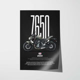2017-2019 Z650 Motorcycle Poster