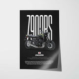 Z900RS Motorcycle Poster