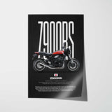 Z900RS Motorcycle Poster
