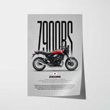 Z900RS Motorcycle Poster