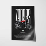 Z900RS Motorcycle Poster