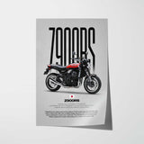 Z900RS Motorcycle Poster