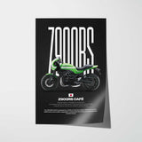 Z900RS Cafe Motorcycle Poster