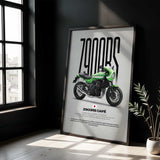 Z900RS Cafe Motorcycle Poster