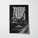 Z900RS Cafe Motorcycle Poster