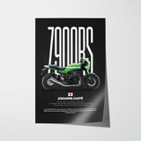 Z900RS Cafe Motorcycle Poster