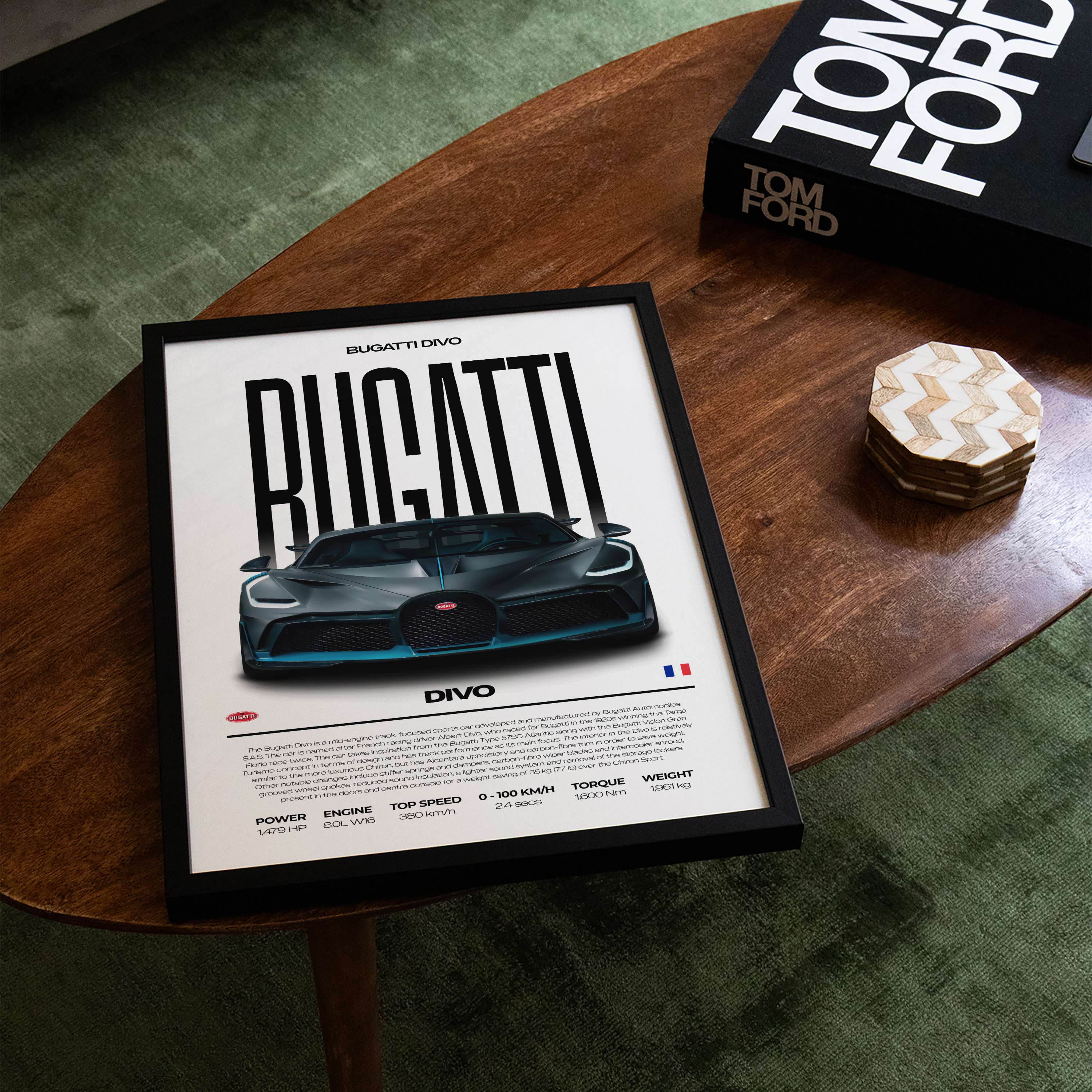 Bugatti Divo Poster