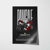 2023 Panigale V4R Motorcycle Poster