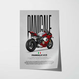 2023 Panigale V4R Motorcycle Poster