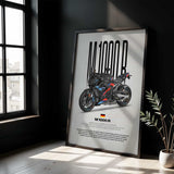 M1000R Motorcycle Poster