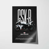 2019-2025 GSX-R1000R Motorcycle Poster