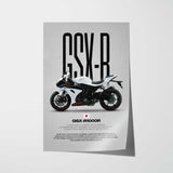 2019-2025 GSX-R1000R Motorcycle Poster