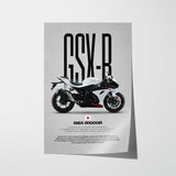 2019-2025 GSX-R1000R Motorcycle Poster